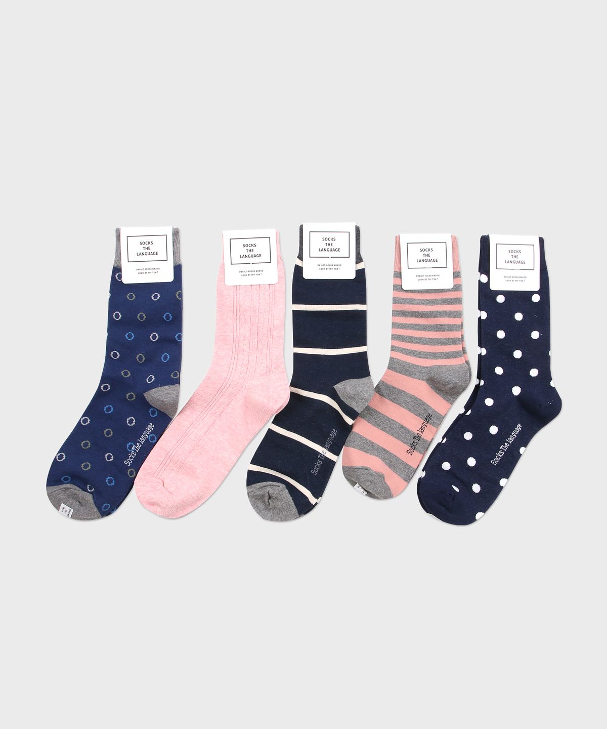 삭스더랭귀지(SOCKS THE LANGUAGE) 해피벌스데이 (양말5SET)