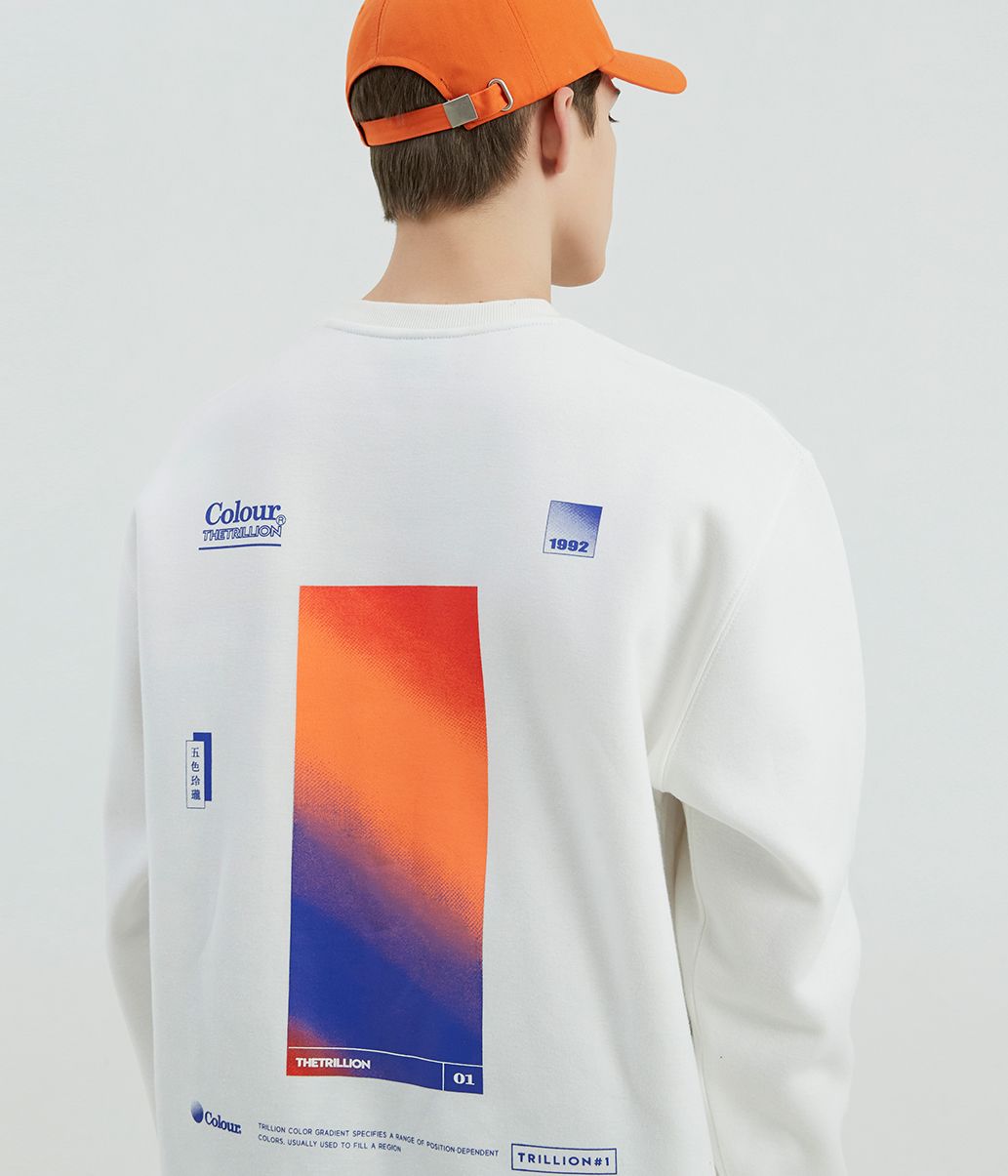 シャツ TRILLION Color gradient overfit sweatshirt TR9SMT001 BLUE TR MUSINSA | TRILLION GRADIENT OVERSIZED SWEATSHIRT TR9SMT001_BLUE