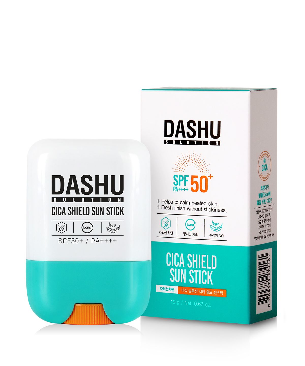 다슈(DASHU) 솔루션 시카 쉴드 선스틱 19g