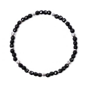 이스트블랙 슬림컷마노 원석팔찌 (C2001-AC583_BK)