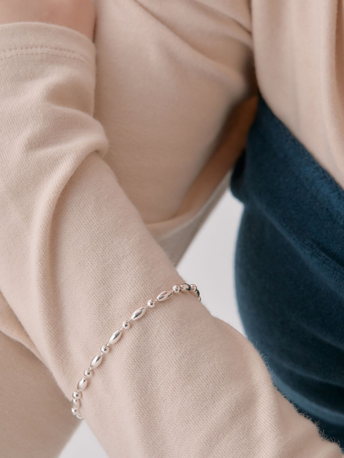 포스트루드(POSTLUDE) [SILVER] BALL COMBINATION CHAIN B