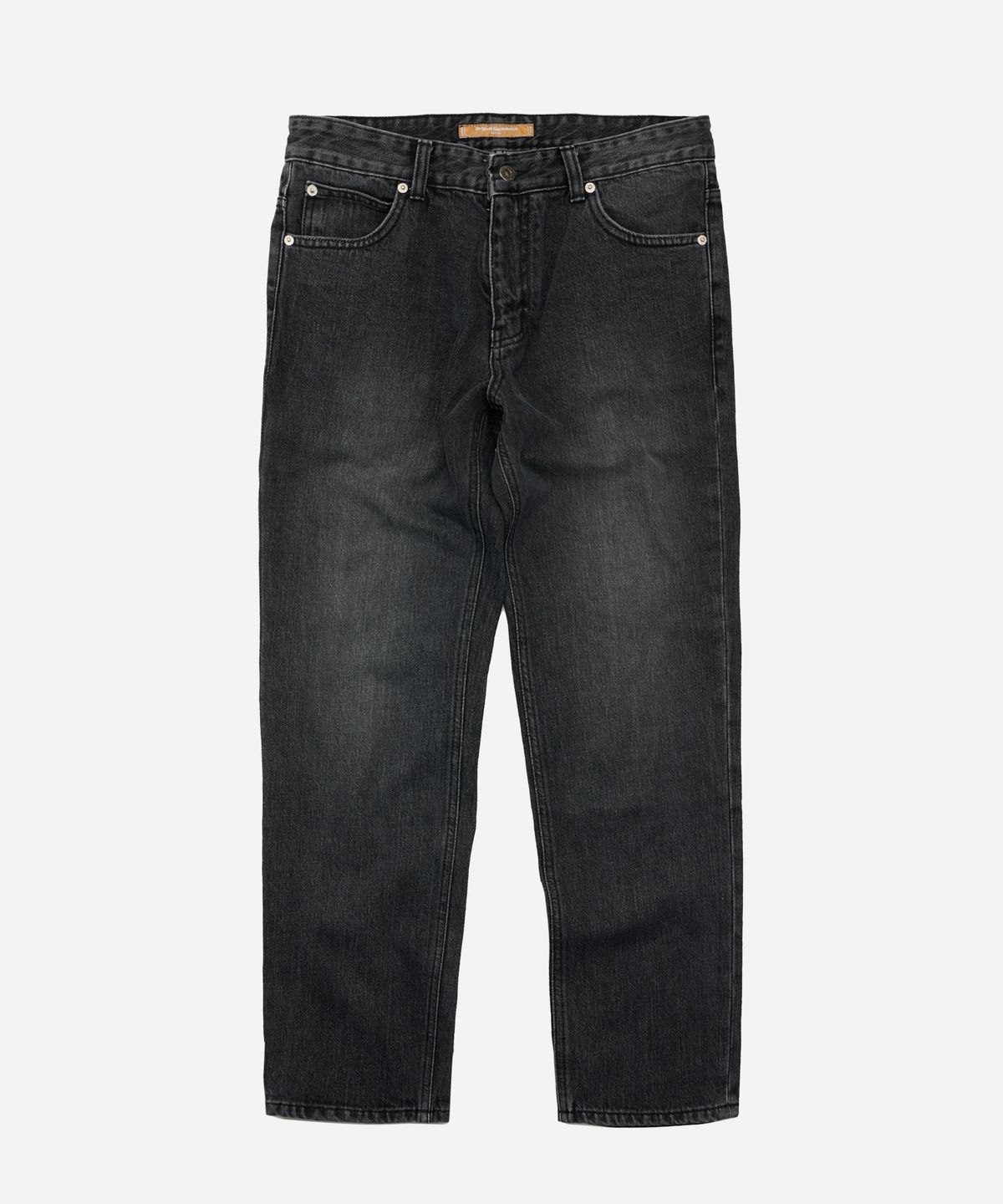 프리즘웍스(FRIZMWORKS) OG SLIM CROP DENIM PANTS _ WASHED BLACK