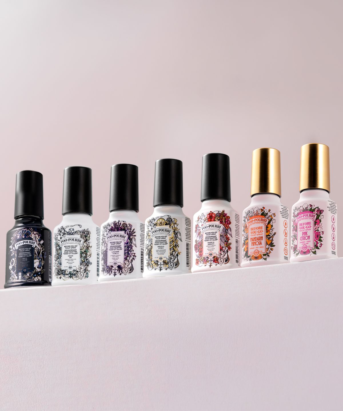 푸푸리(POOPOURRI) 토일렛퍼퓸 59ml 2개 세트 7가지 향
