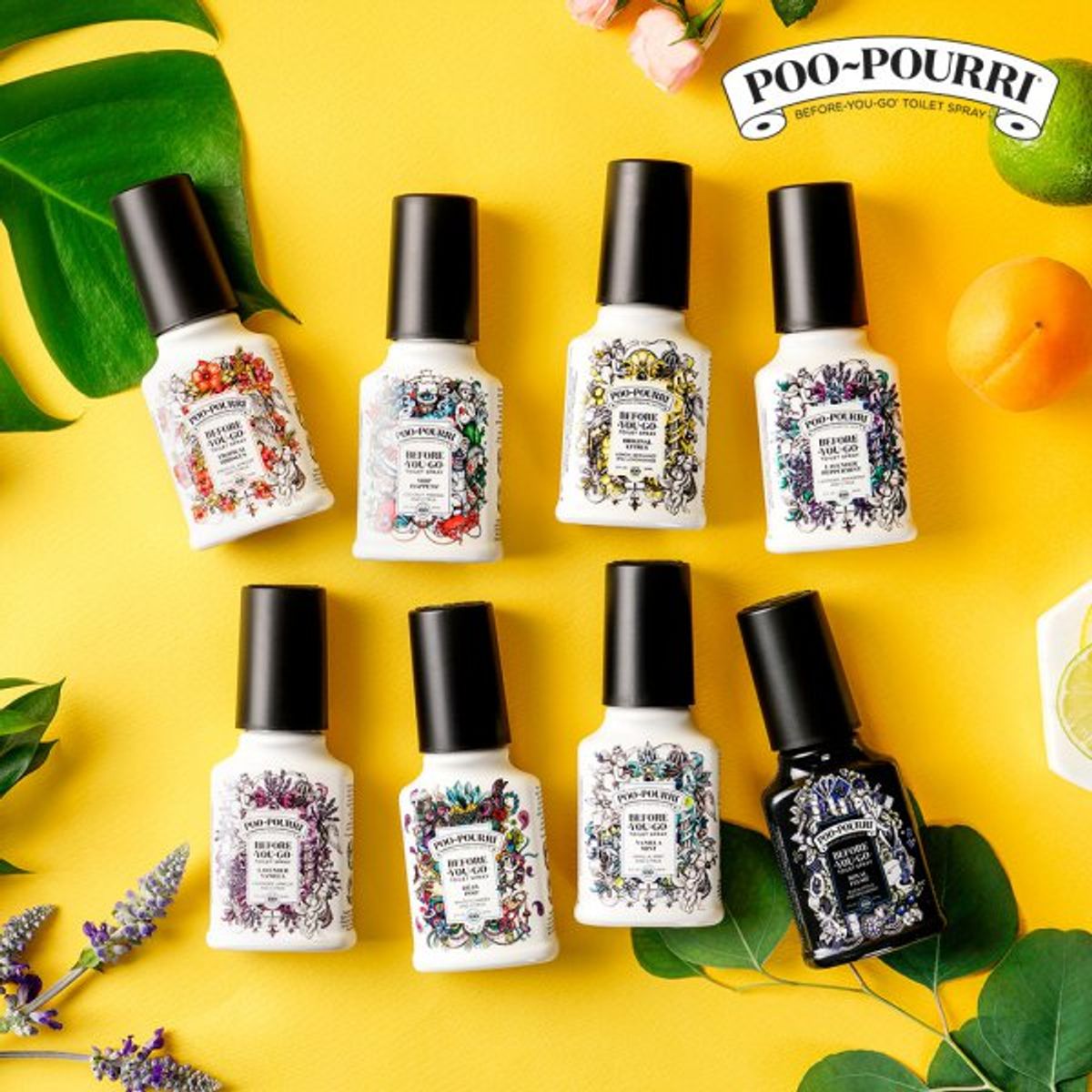 푸푸리(POOPOURRI) 토일렛퍼퓸 59ml 2개 세트 7가지 향