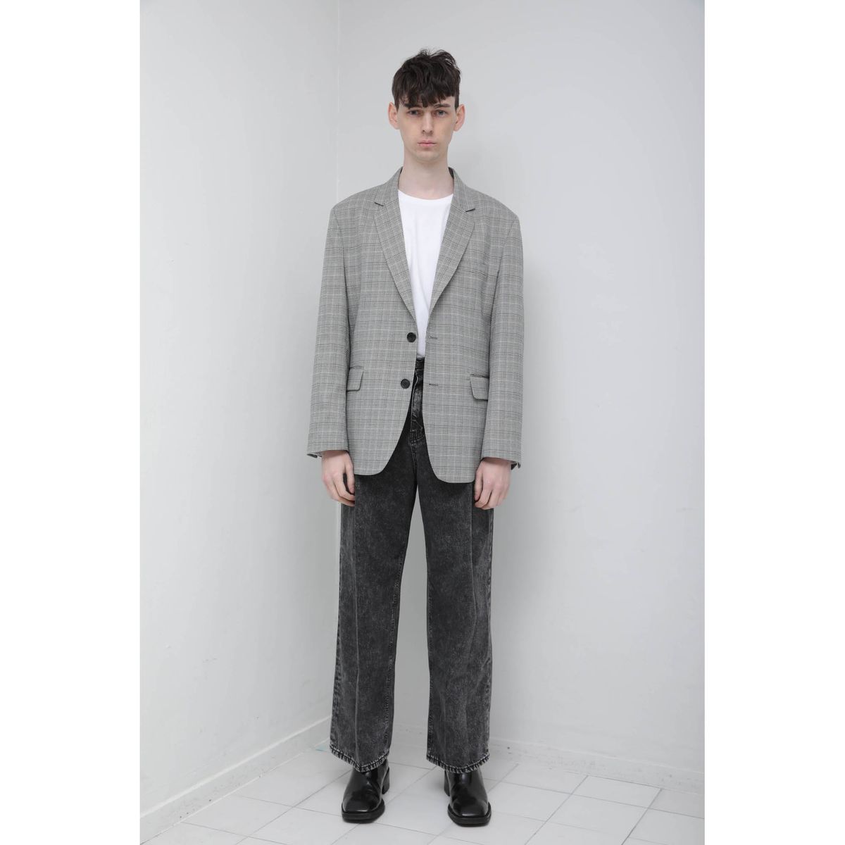 버튼서울(BUTTON SEOUL) 글렌 체크 자켓