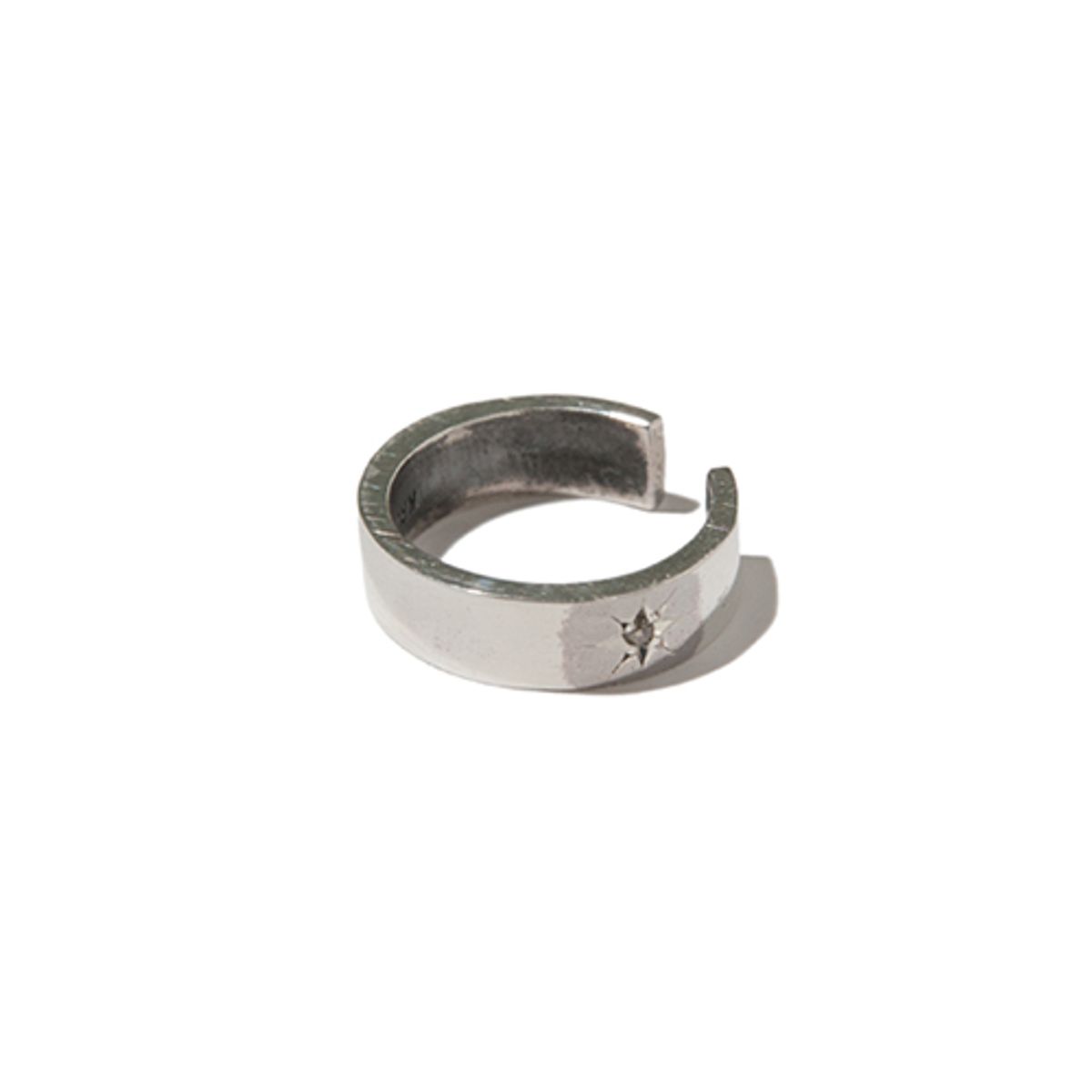 크루치(KRUCHI) Diamond single ear cuff (silver)