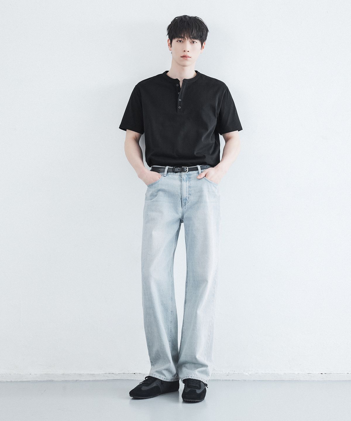드로우핏(DRAW FIT) 유주얼 뉴 스트레이트 데님 팬츠 [L.BLUE]