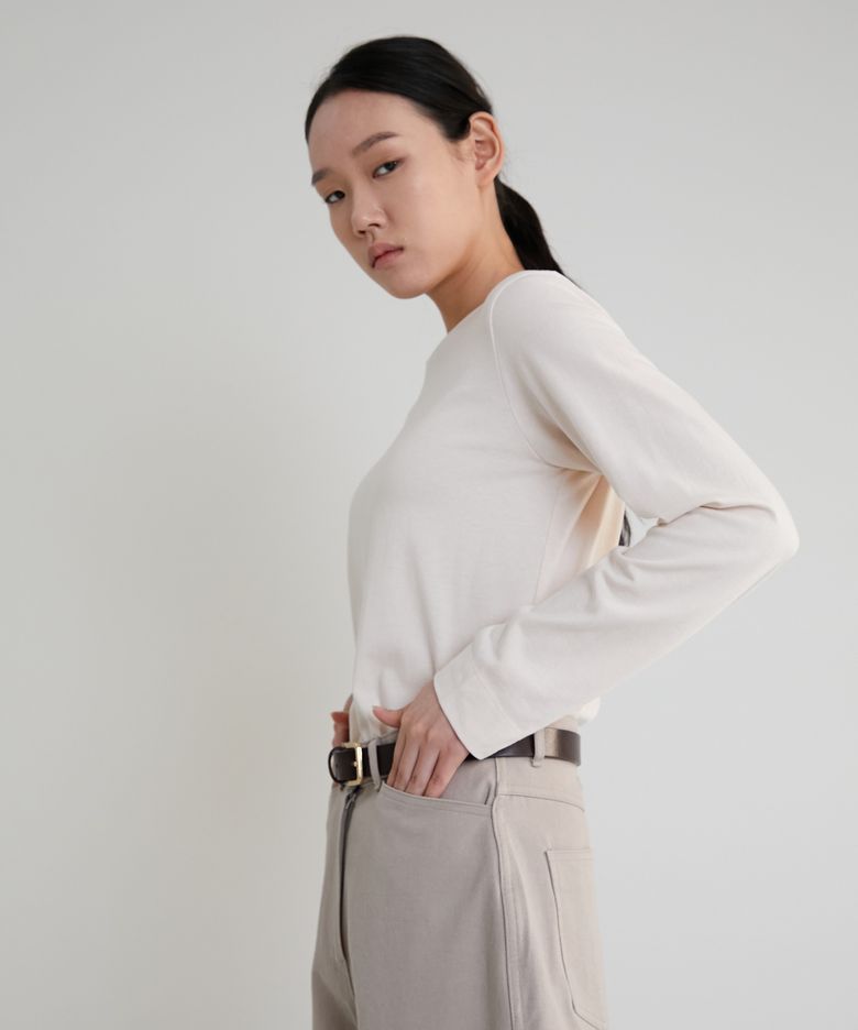 20S ROUND T-SHIRTS (IVORY)