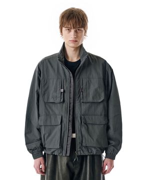 Nylon Wind Field Jacket [DGRAY]_COOSJP026DGRAY