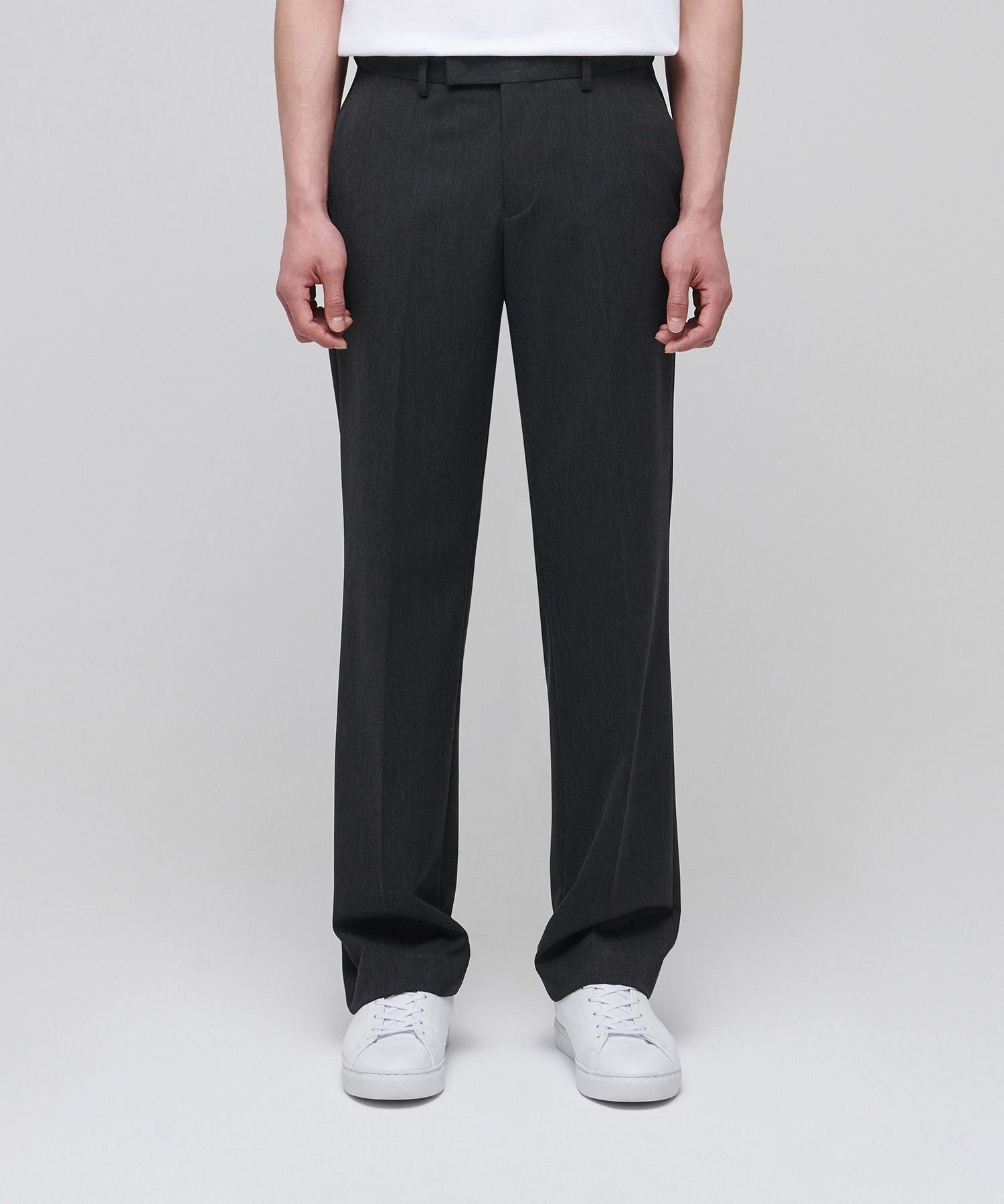 【MODERNIF】Sidin Hidden Semi-Wide Slacks MUSINSA | MUSINSA STANDARD LIGHTWEIGHT SEMI-WIDE HIDDEN
