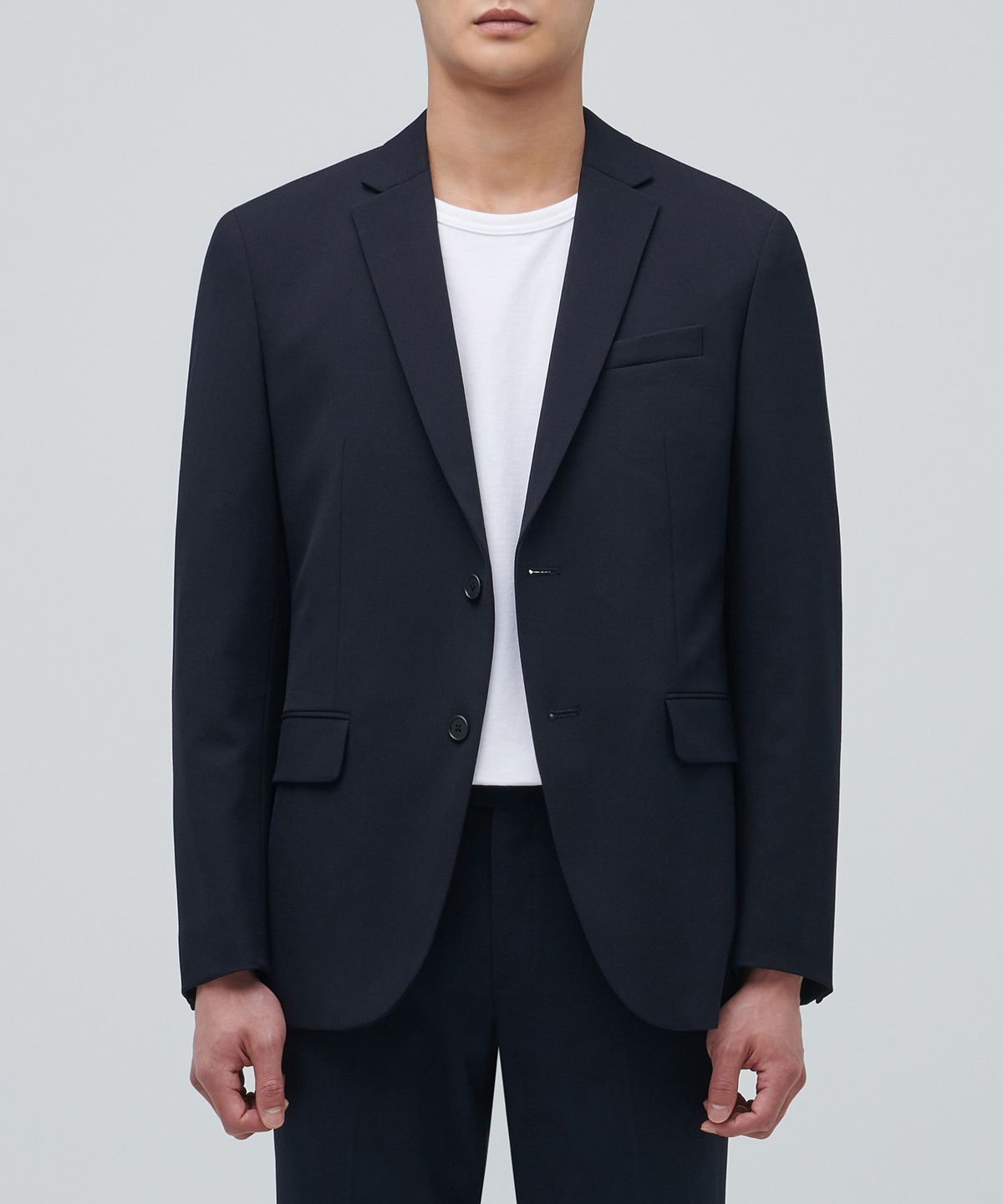 무신사 스탠다드(MUSINSA STANDARD) 라이트웨이트 베이식 블레이저 [네이비]