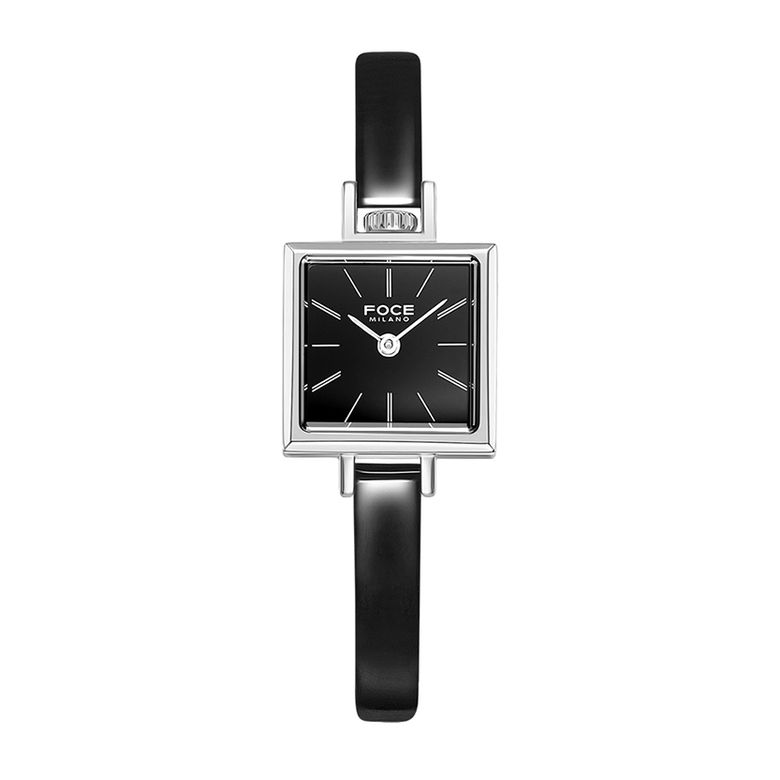 19.5mm 여성 사각 가죽시계 FM1913L-BK