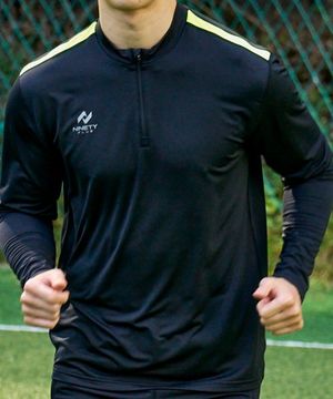 포지 엘리트 하프집업V2 - 블랙/그린