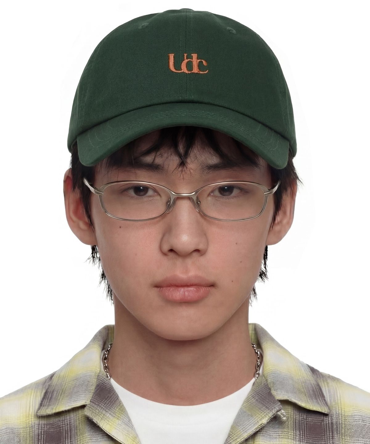 언더컨트롤(UNDERCONTROL) 코튼 로고 볼캡 SERIF UDC / AUTHENIC B B / WATER GREEN