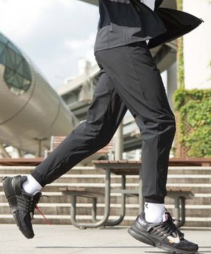 우븐 조거 팬츠(블랙)