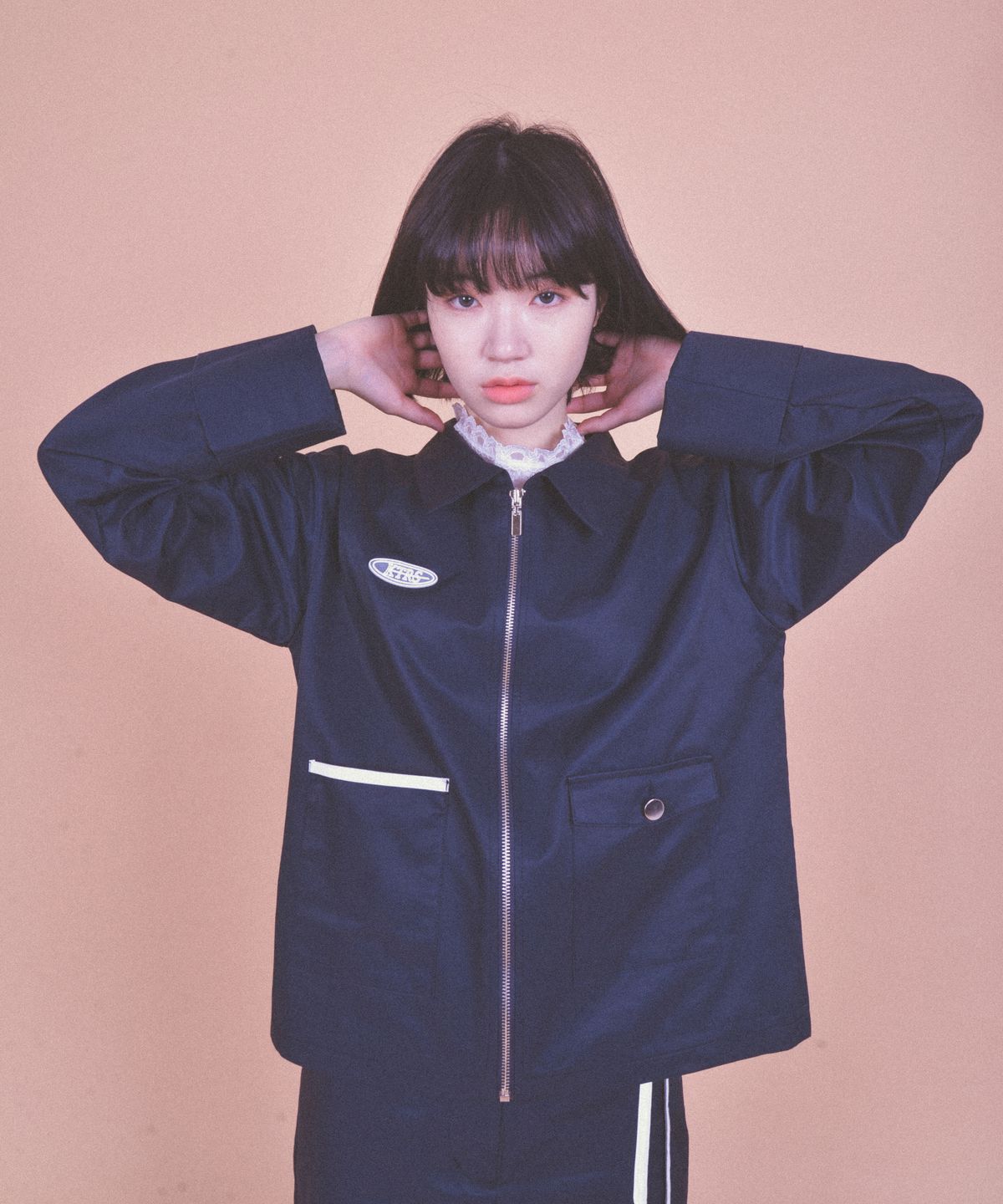카타르시스(KATHARSIS) 코치자켓 (네이비)_FREE