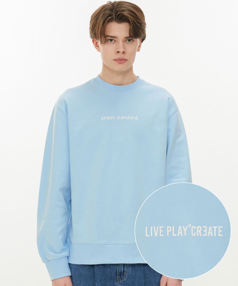 L.P.C P/SLOGAN CREWNECK