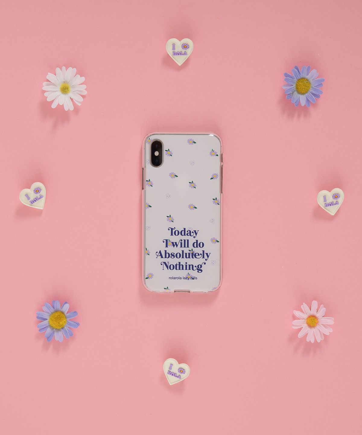 로라로라(ROLAROLA) (PC-20112) FLOWER PATTERN JELLY PHONE CASE MULTI