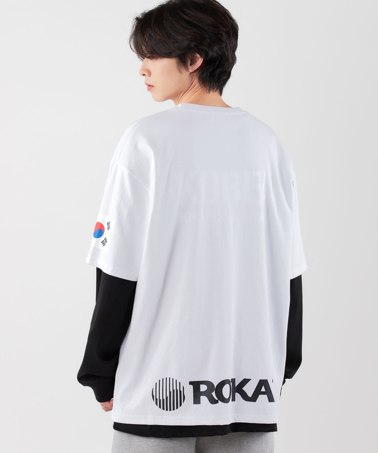MUSINSA公式 | SLOWACID SLOWACIDX大韓民国空軍太極旗半袖Tシャツ