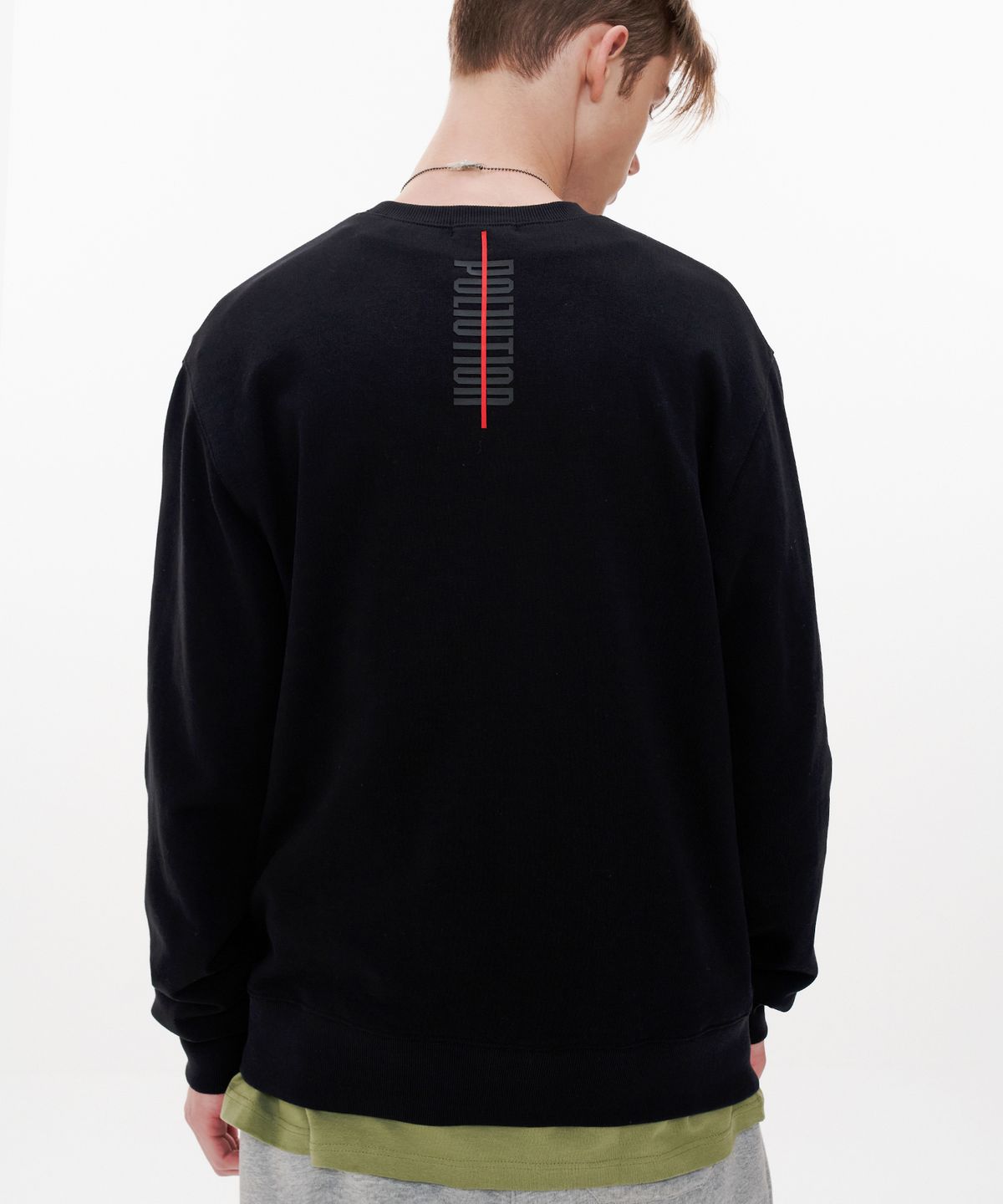 폴루션(POLLUTION) BACK LOGO SWEATSHIRT