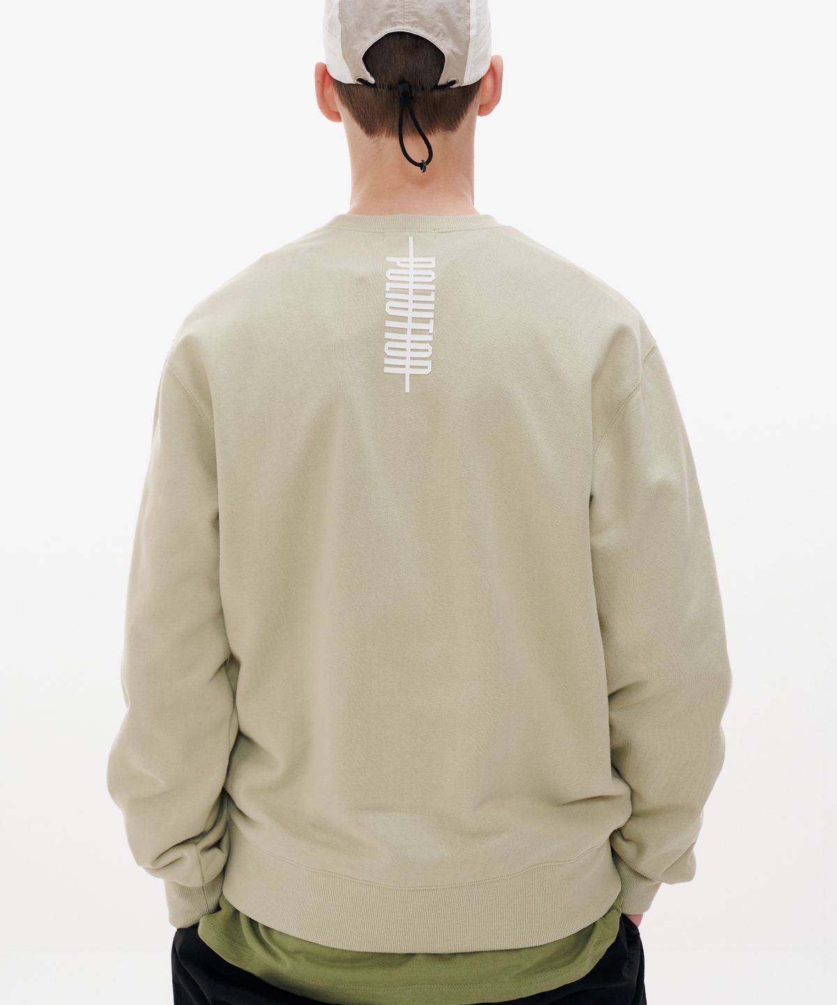 폴루션(POLLUTION) BACK LOGO SWEATSHIRT
