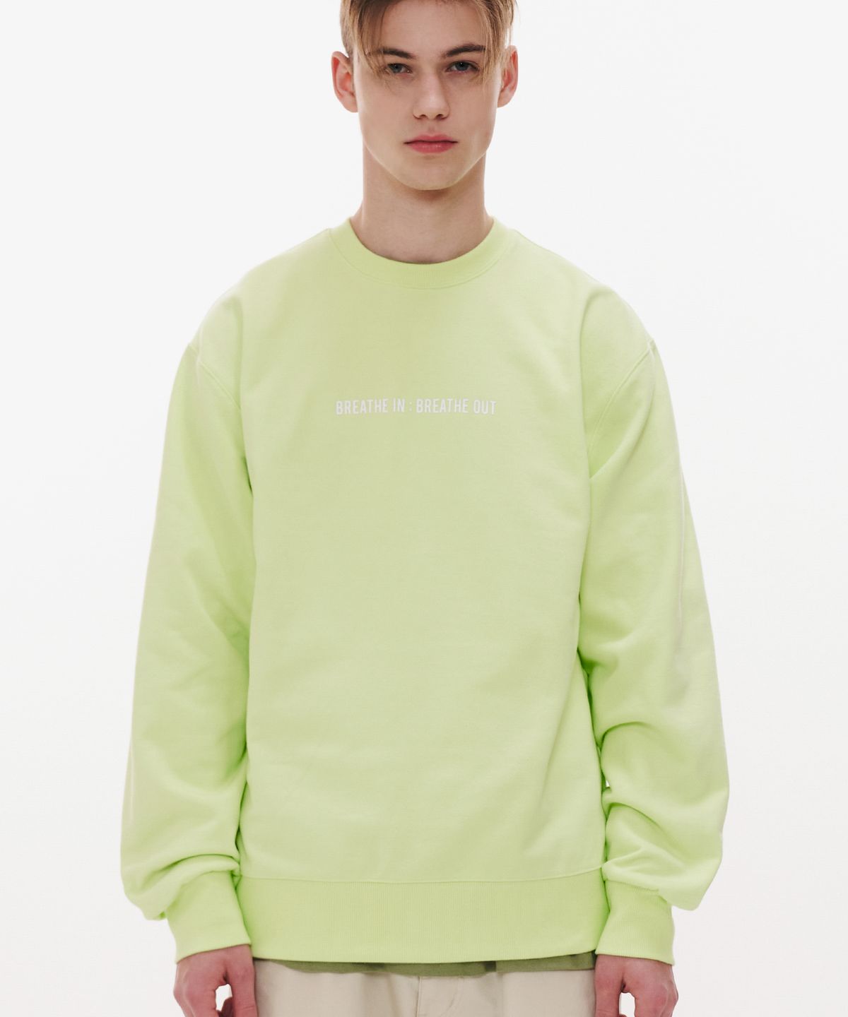 폴루션(POLLUTION) FRONT BREATHE SWEAT SHIRT