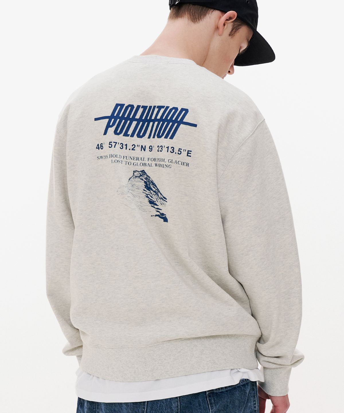 폴루션(POLLUTION) LAT.M SWEAT SHIRT (PKHASSS007_NM)