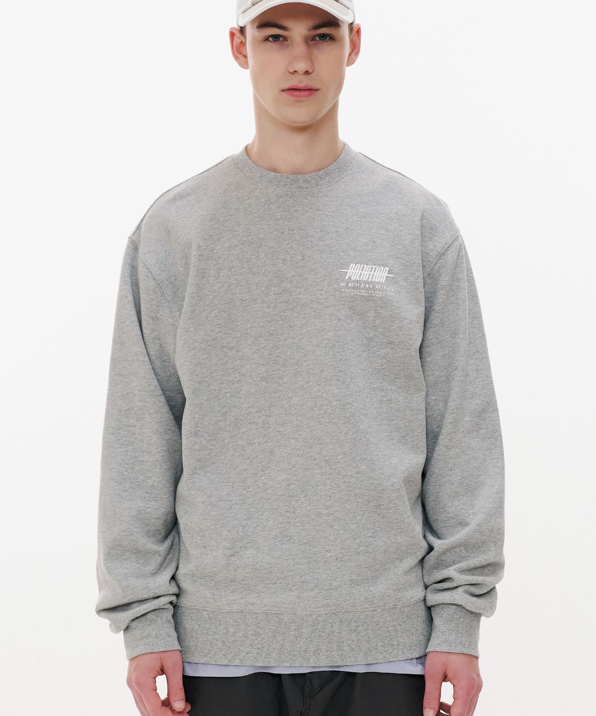 폴루션(POLLUTION) LAT. LOGO SWEAT SHIRT