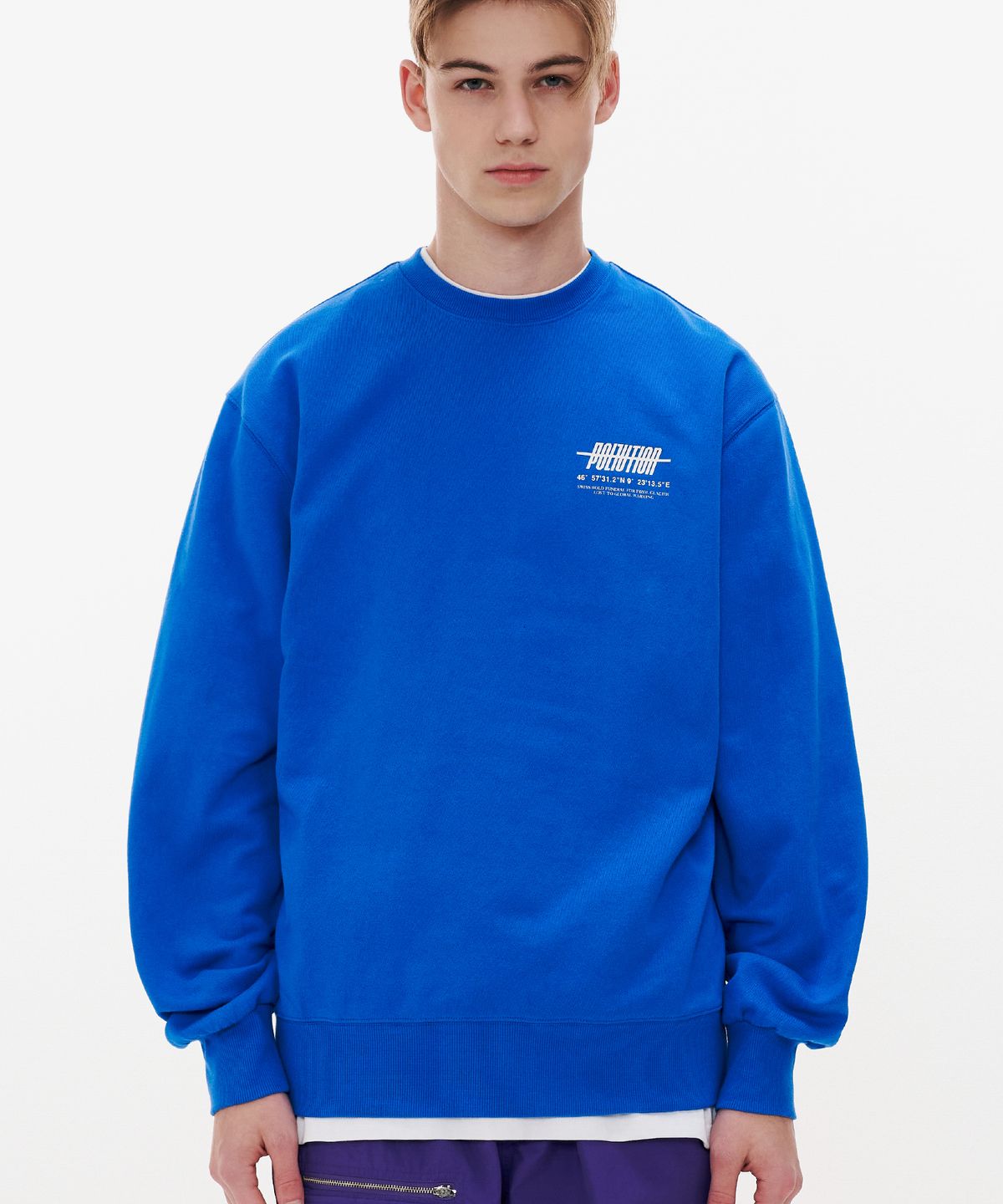 폴루션(POLLUTION) LAT. LOGO SWEAT SHIRT