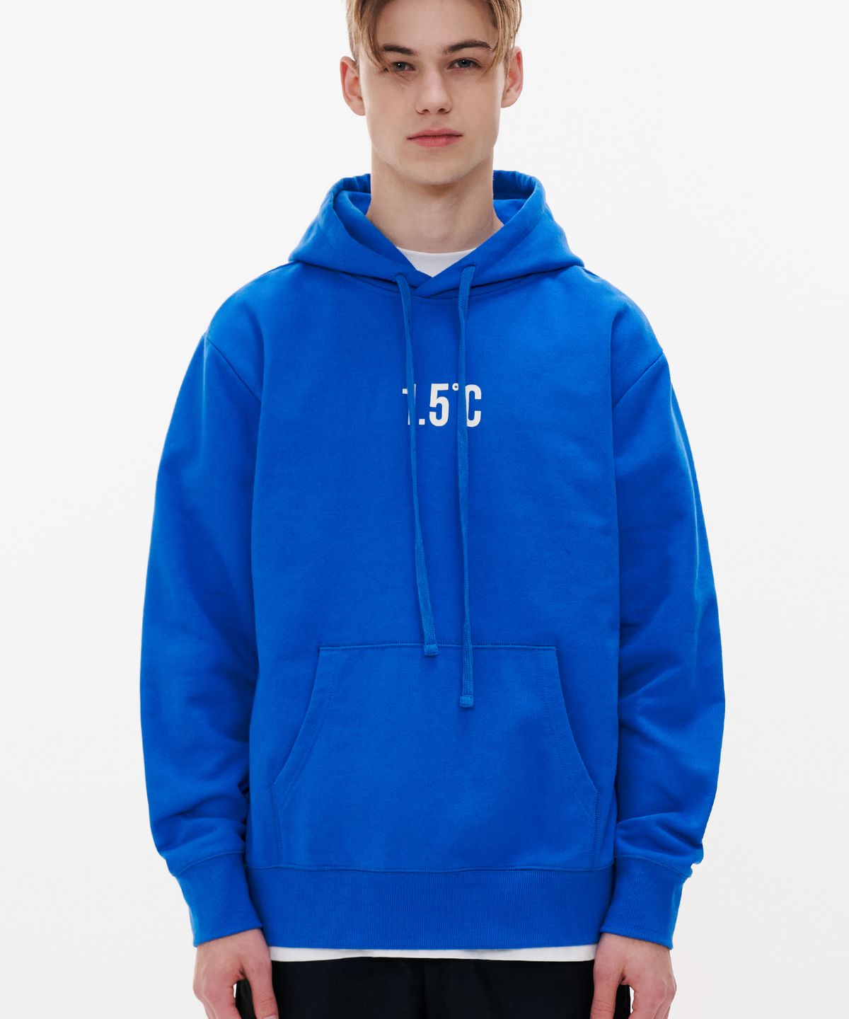 폴루션(POLLUTION) 1.5C LOGO HOODIE