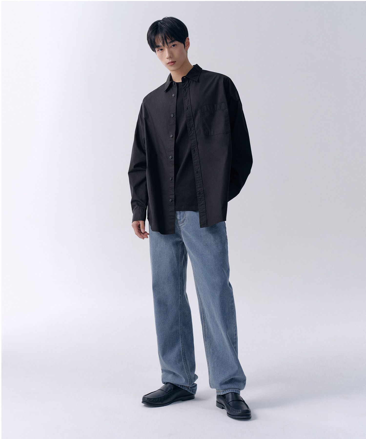 ★MUSINSA STANDARD★ Pin tuck regular fit denim pants light MUSINSA | MUSINSA STANDARD Recycle Regular Fit Denim Pants
