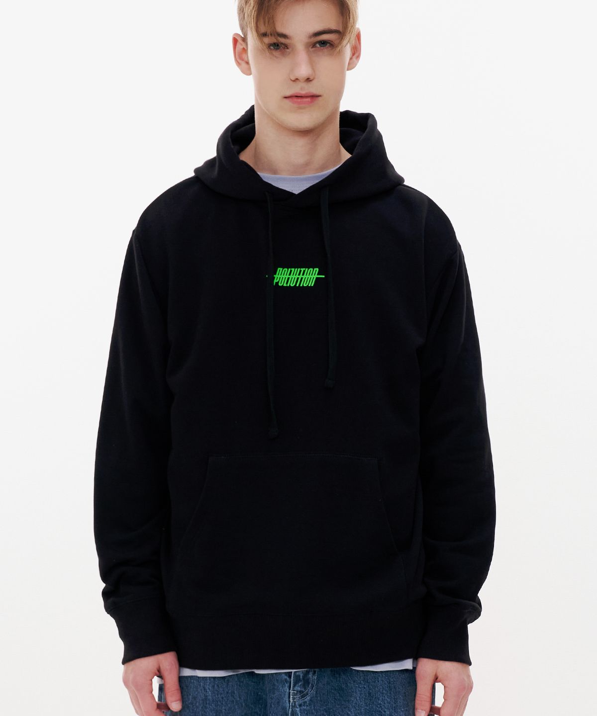 폴루션(POLLUTION) LOGO HOODIE