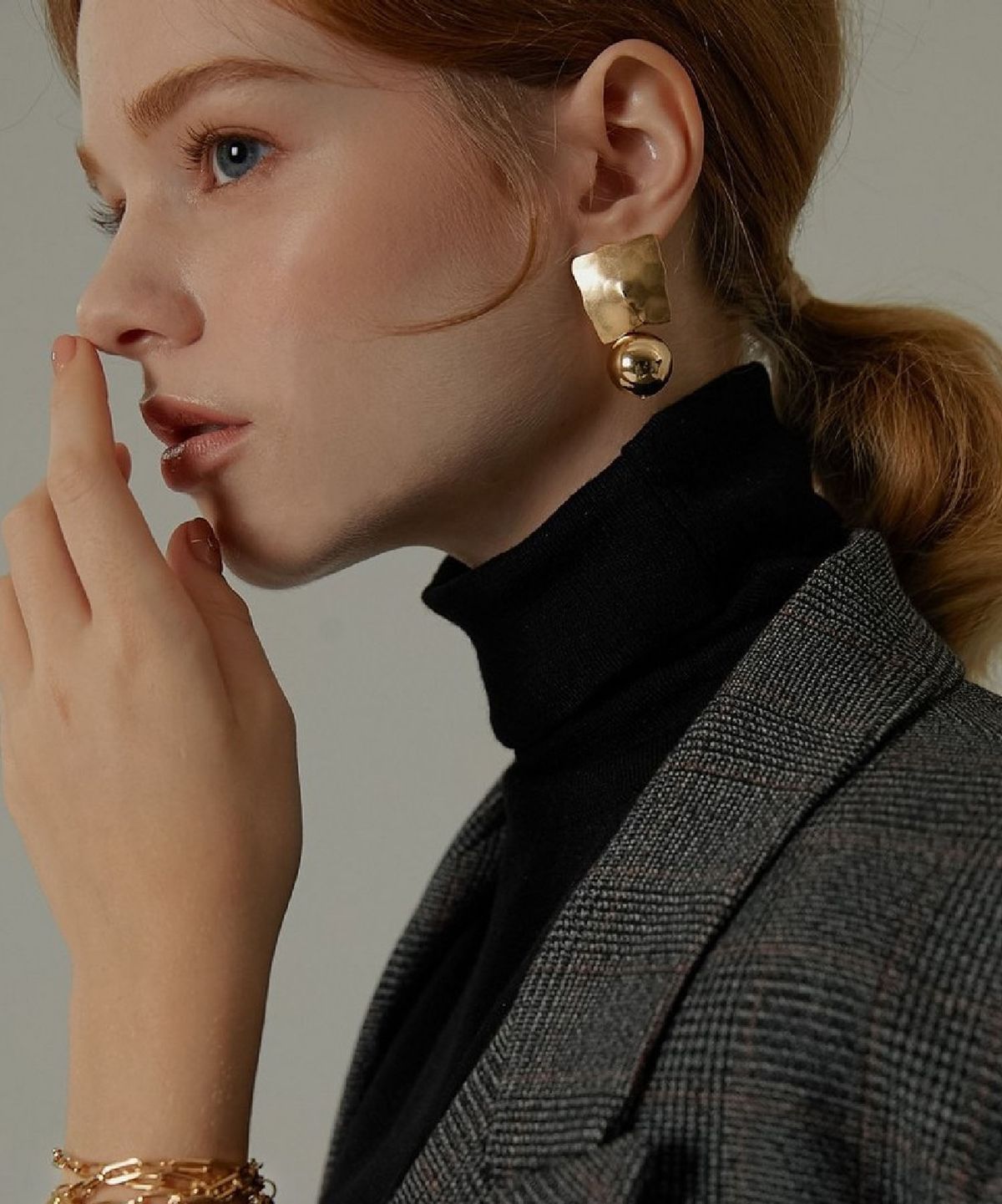 위트홀리데이(WIT-HOLIDAY) matt square earring