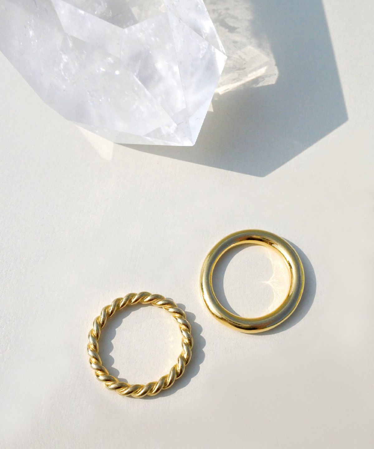 위트홀리데이(WIT-HOLIDAY) GOLD DAILY RING 2SET [소재Silver925]