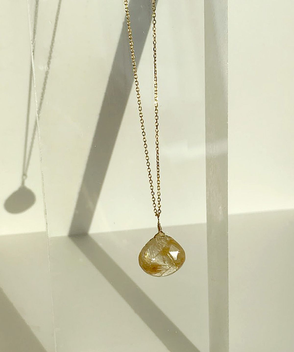 위트홀리데이(WIT-HOLIDAY) Lemon Quartz necklace [silver925]