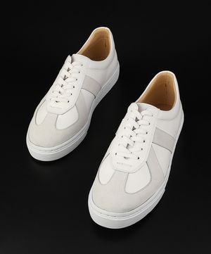 화이트아웃솔 핸드메이드 독일군 2285 [CREAM WHITE+SUEDE]