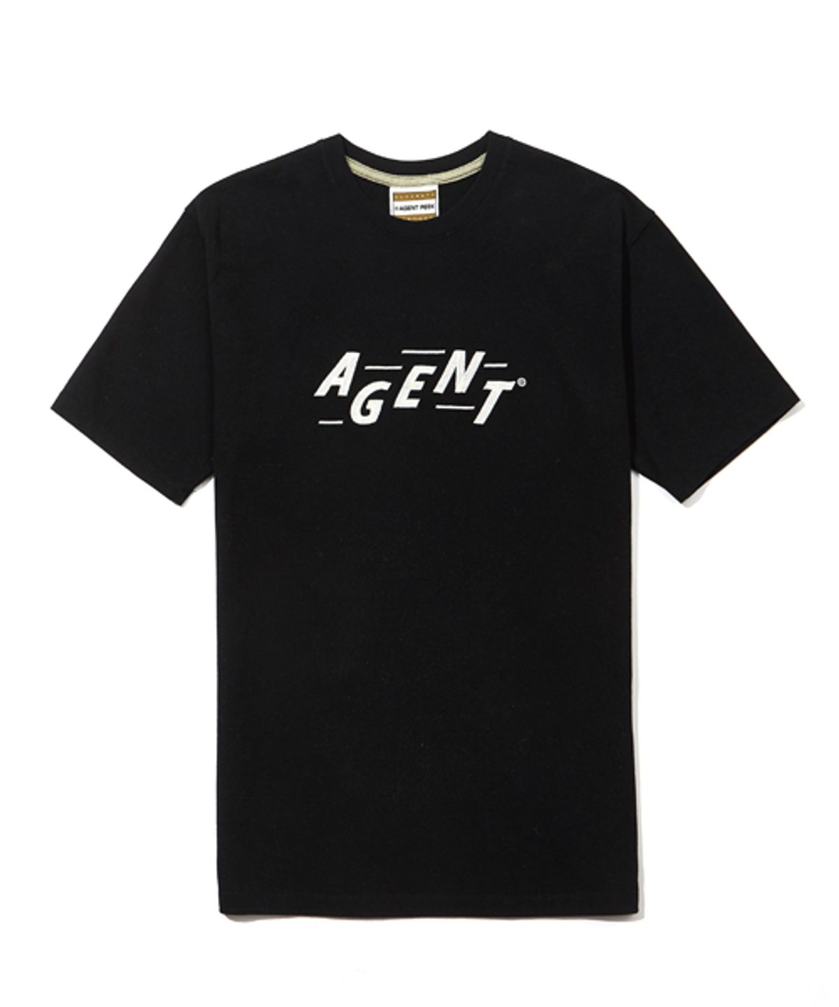 에이전트픽(AGENT PEEK) 20SS AGENT INITIAL SHORT SLEEVE [BLACK]