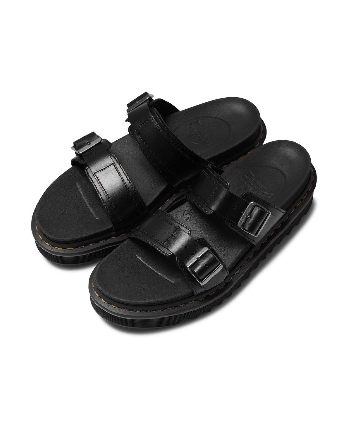 닥터마틴(DR.MARTENS) 마일즈 블랙 슬리퍼 / 23523001