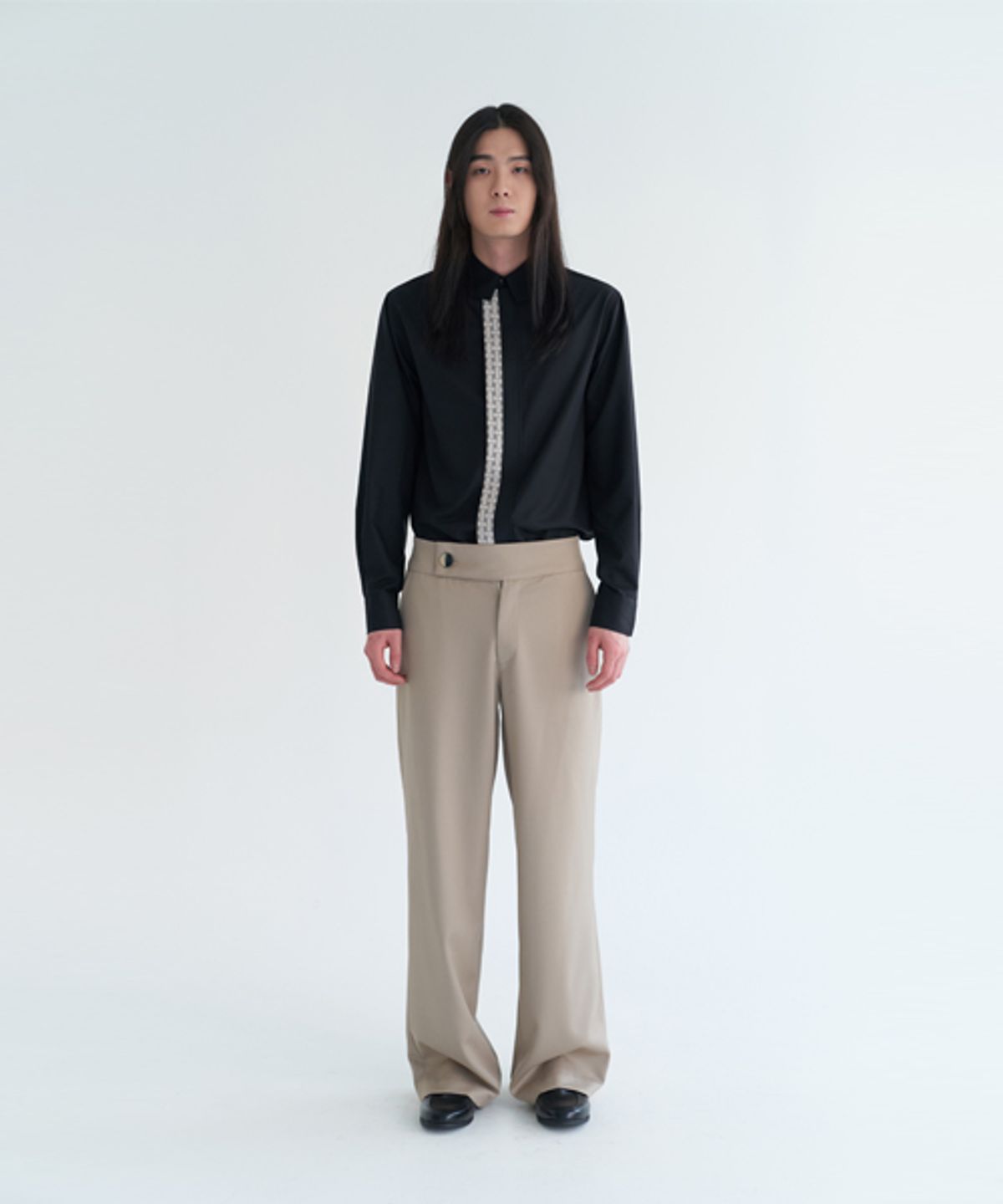 고목(KOMOK) 여밈 바지 (Beige)- 남