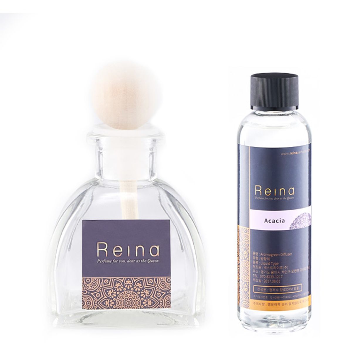 레이나퍼퓸(REINA PERFUME) 차량용 디퓨저 50ml 리필액150ml+접착제