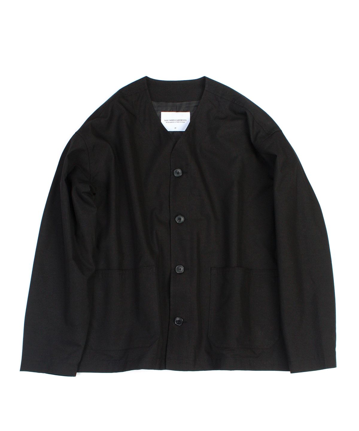 유니드가먼츠(YOUNEEDGARMENTS) RCN 카라리스 자켓 (블랙)