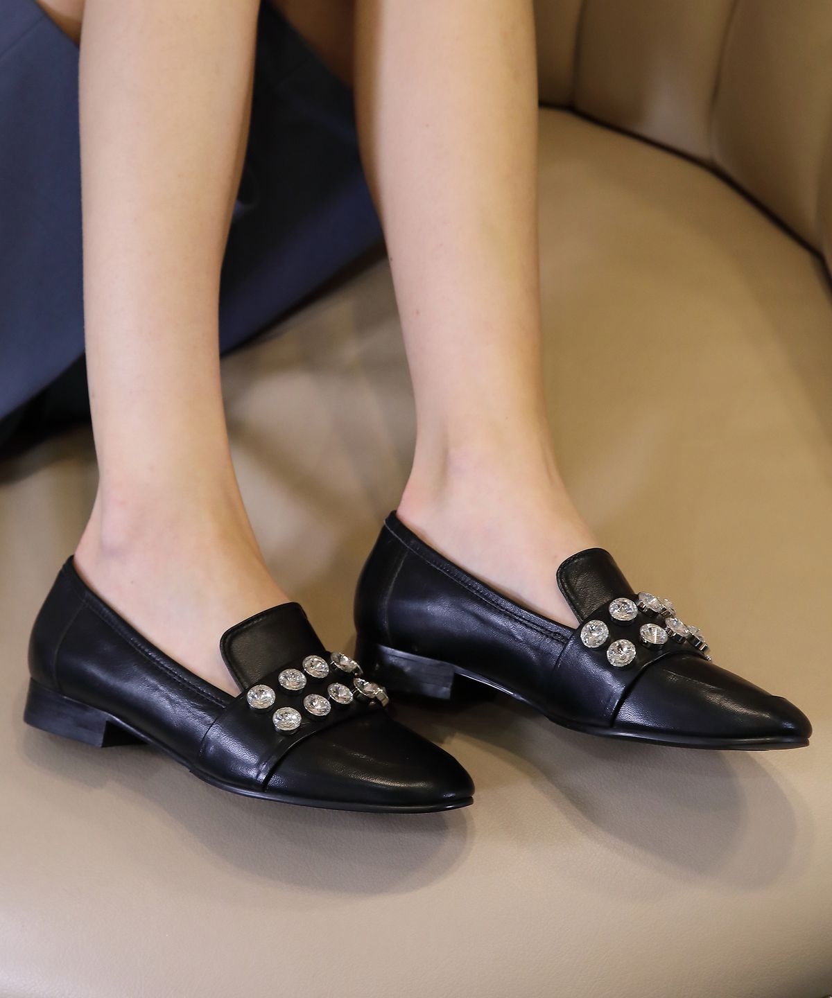 프리플라(FRI FLA) 20A715 black loafer