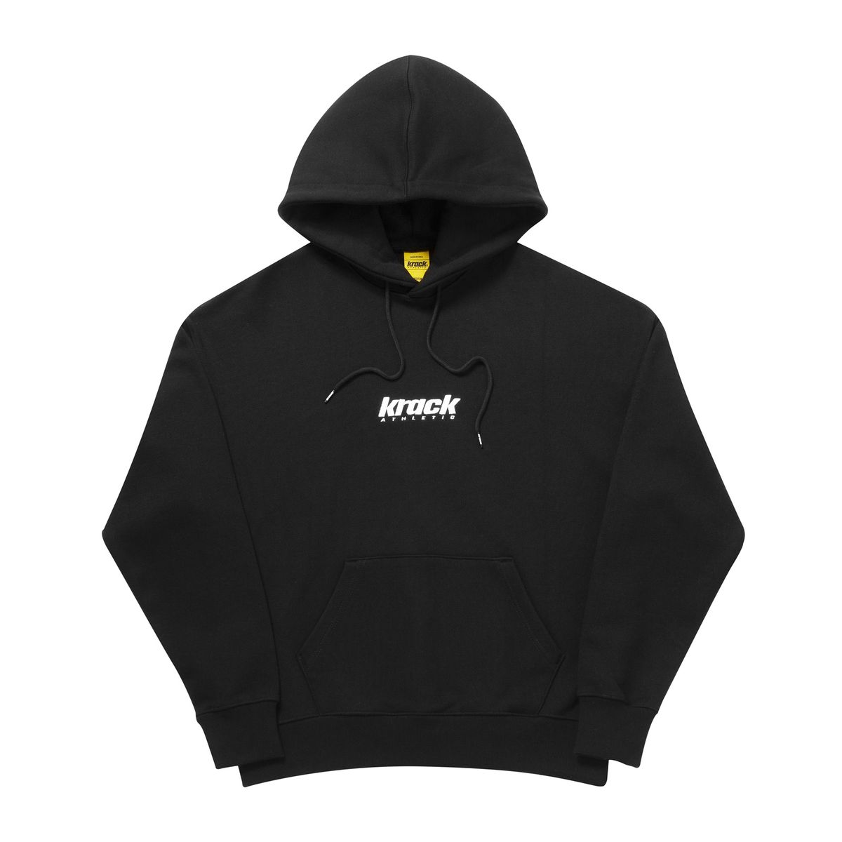 크랙 애슬레틱(KRACK ATHLETIC) BASIC LOGO HOODIE BLACK
