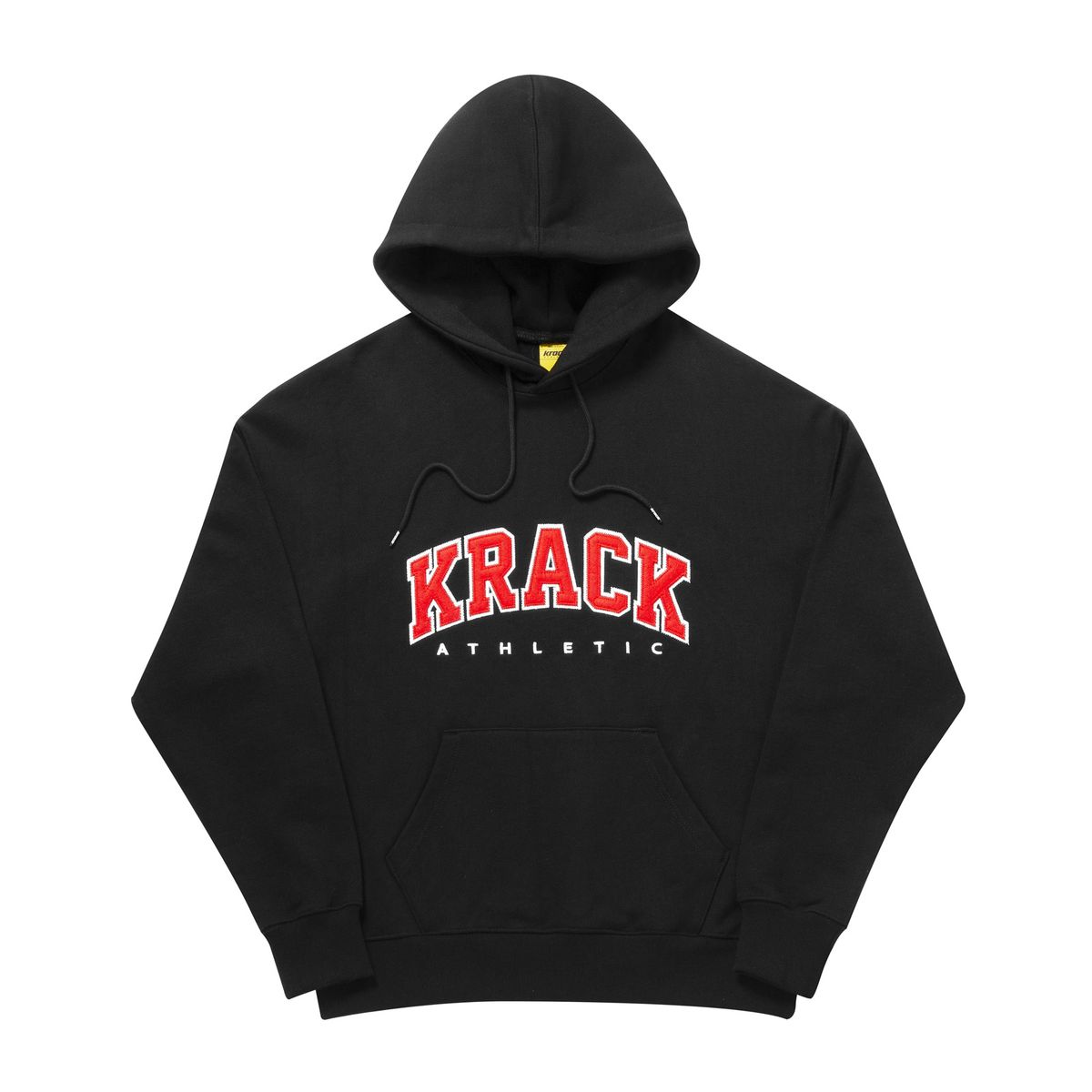크랙 애슬레틱(KRACK ATHLETIC) ARCH LOGO HOODIE BLACK