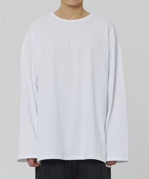 BASIC LAYERED LONG SLEEVE WHITE