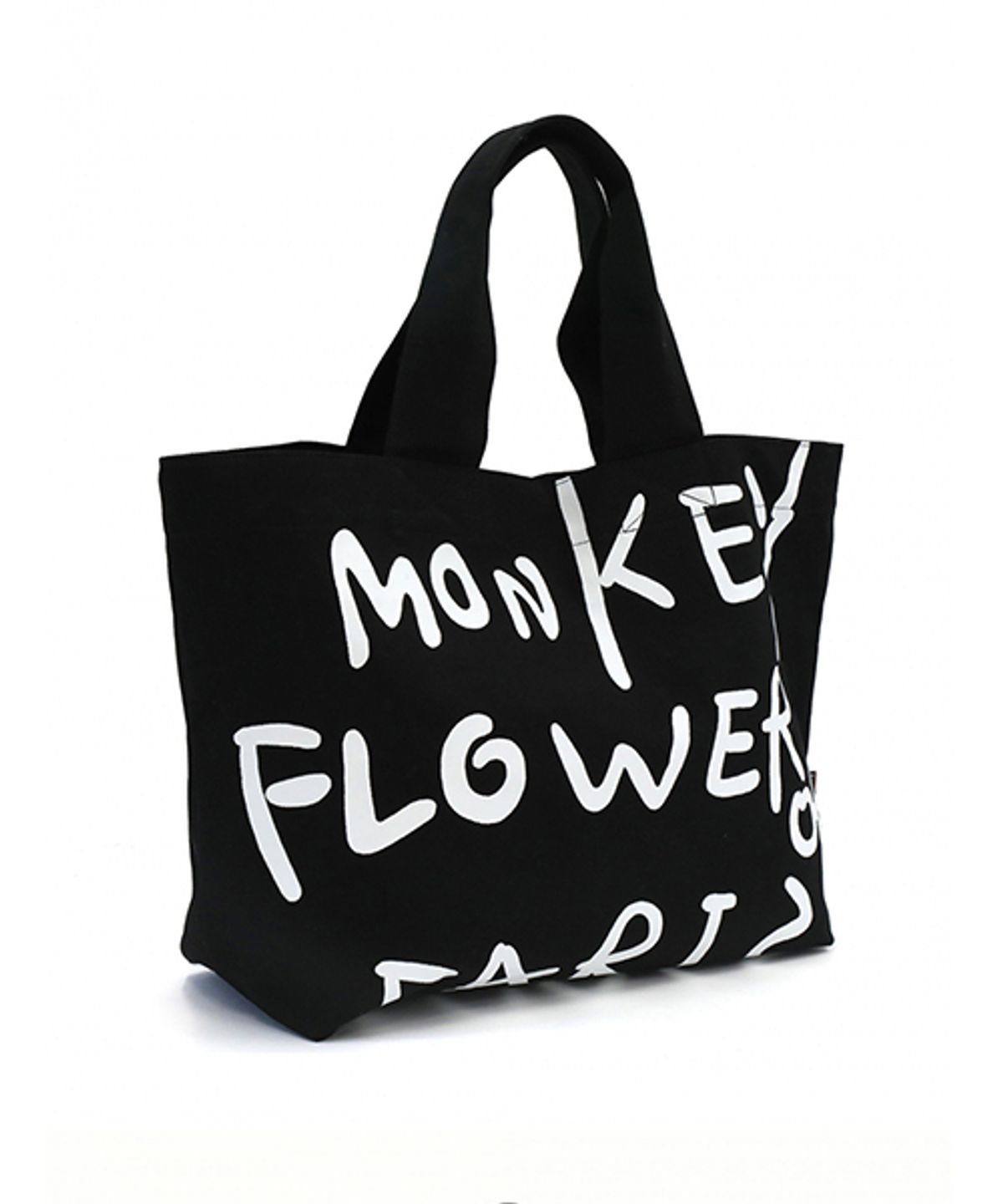몽키플라워(Monkey Flower) 공용 캔버스 빅토트백 / MM9WBG02U BLACK