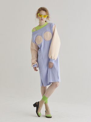 C 스마일 쇼트 드레스