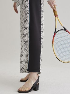 모노그램 DTP 팬츠/아이보리