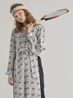 모노그램 DTP 블라우스/아이보리