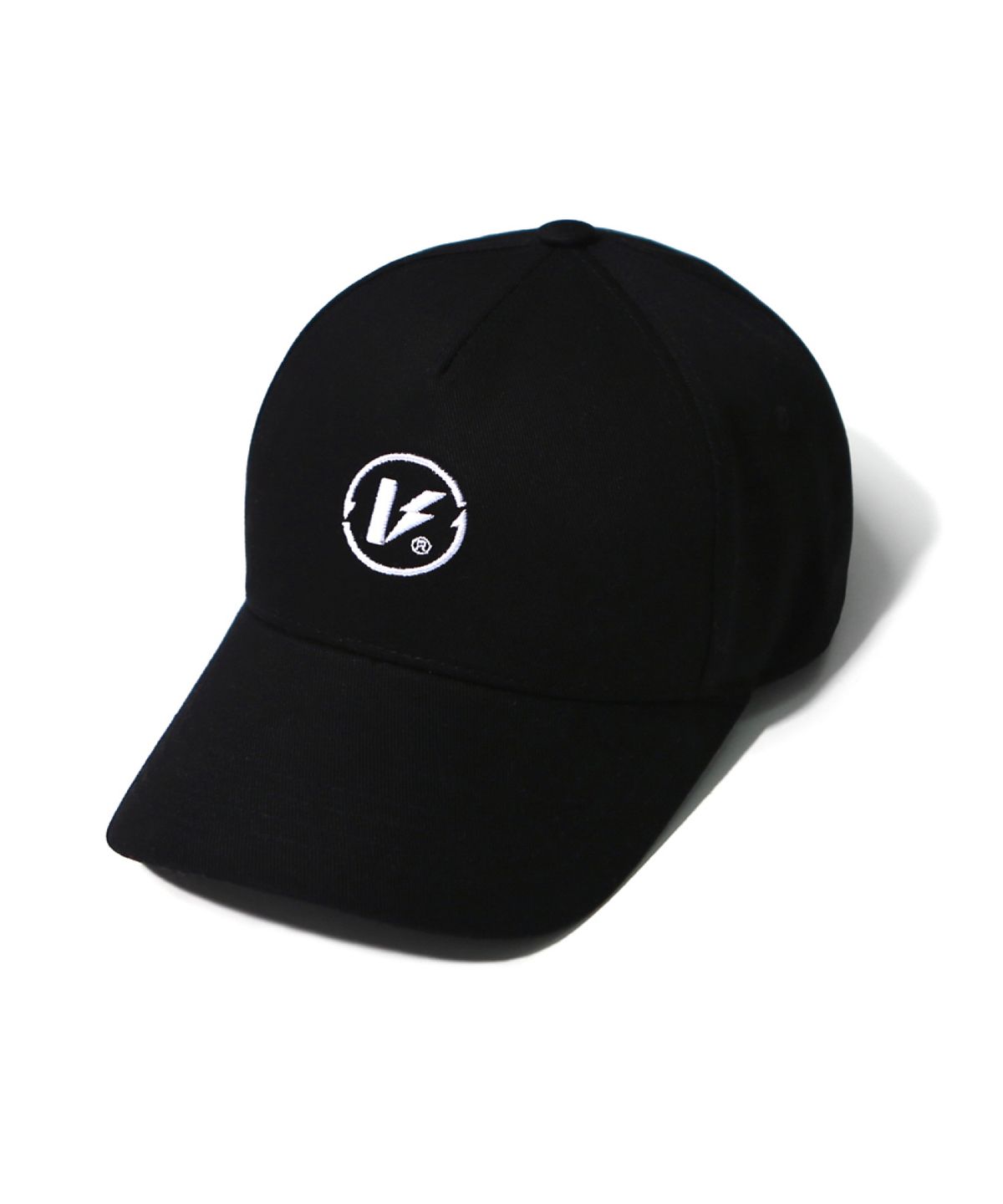 벌스원(VERSE ONE) EMBROIDERED LOGO BALL CAP BLACK(5 PANEL)